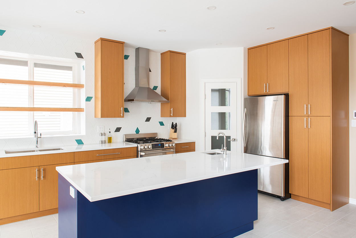 Maple Ridge Kitchen Renovation - blue island