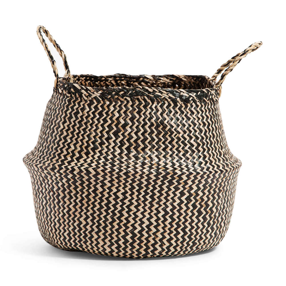 basket for decluttering your home