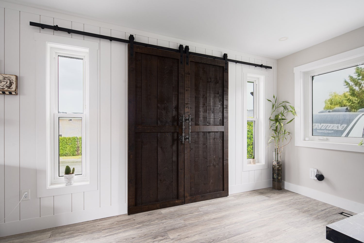 maple ridge rustic barn doors