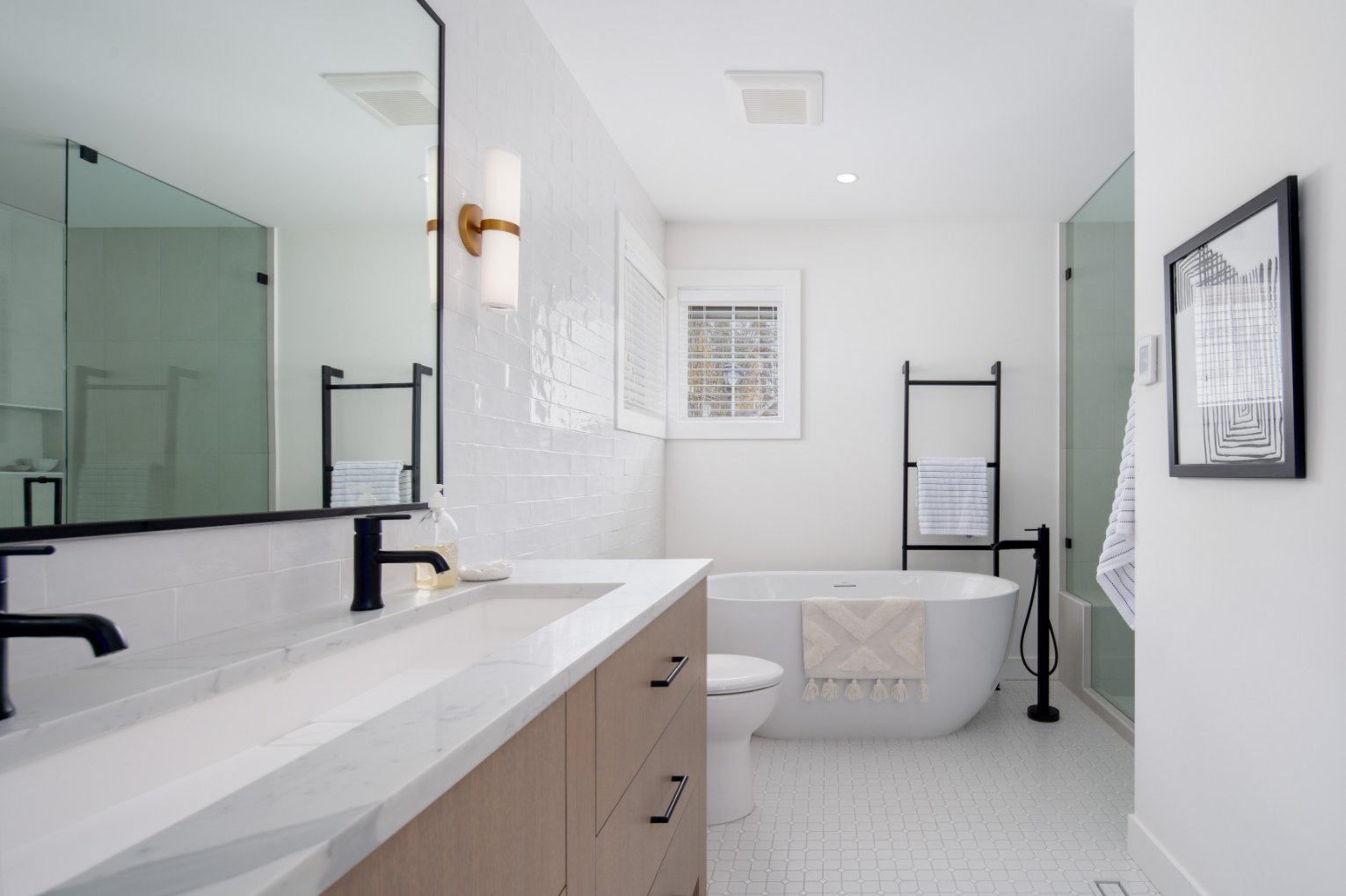 Port Moody modern rustic ensuite