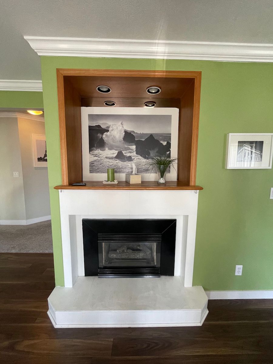 fireplace before update