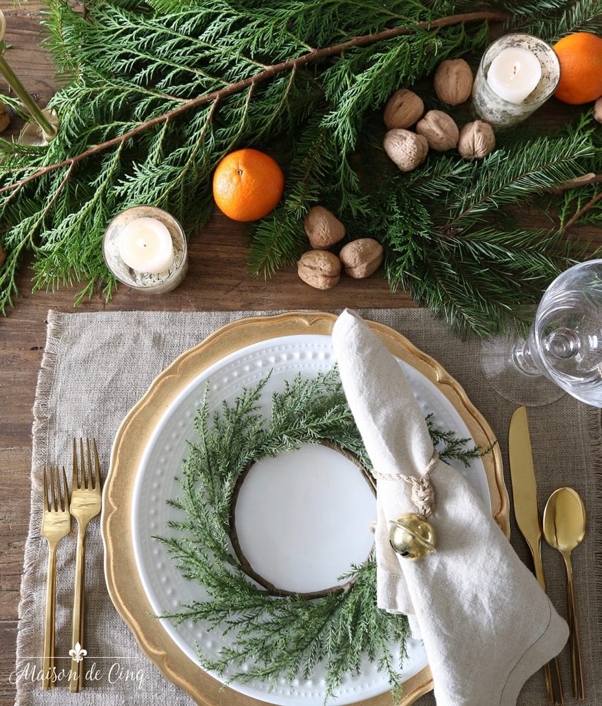 How to Create a Simple Modern Holiday Table