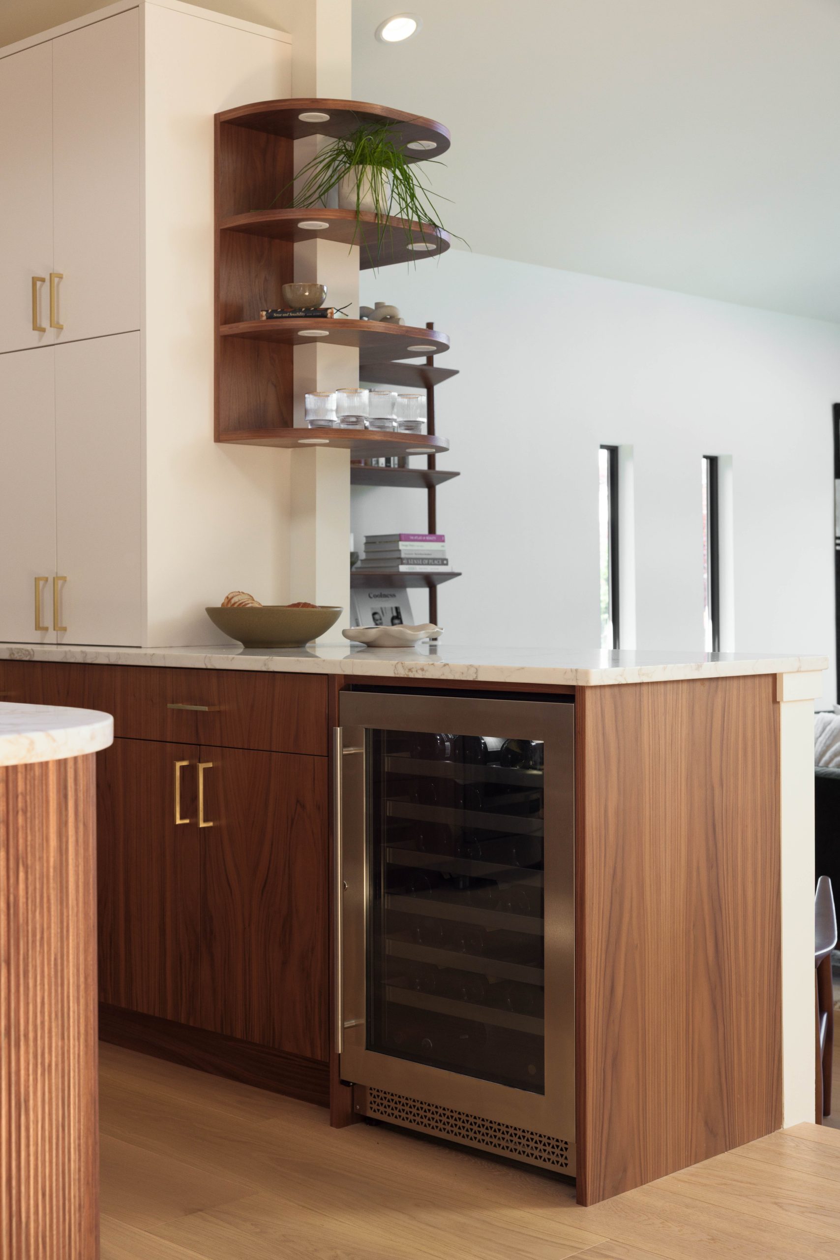 walnut mid-century kitchen design port moody