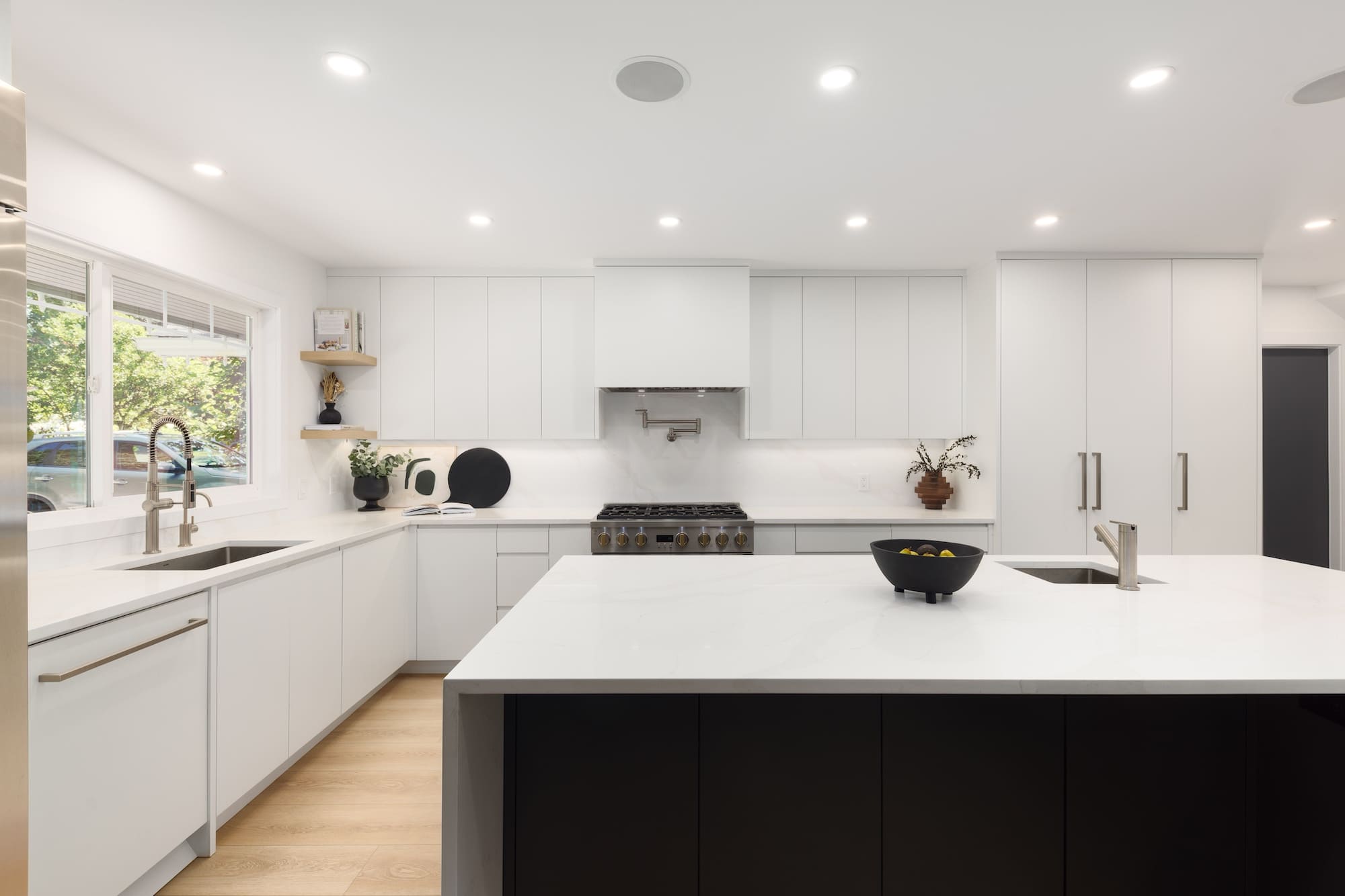 minimalist modern kitchen design coquitlam