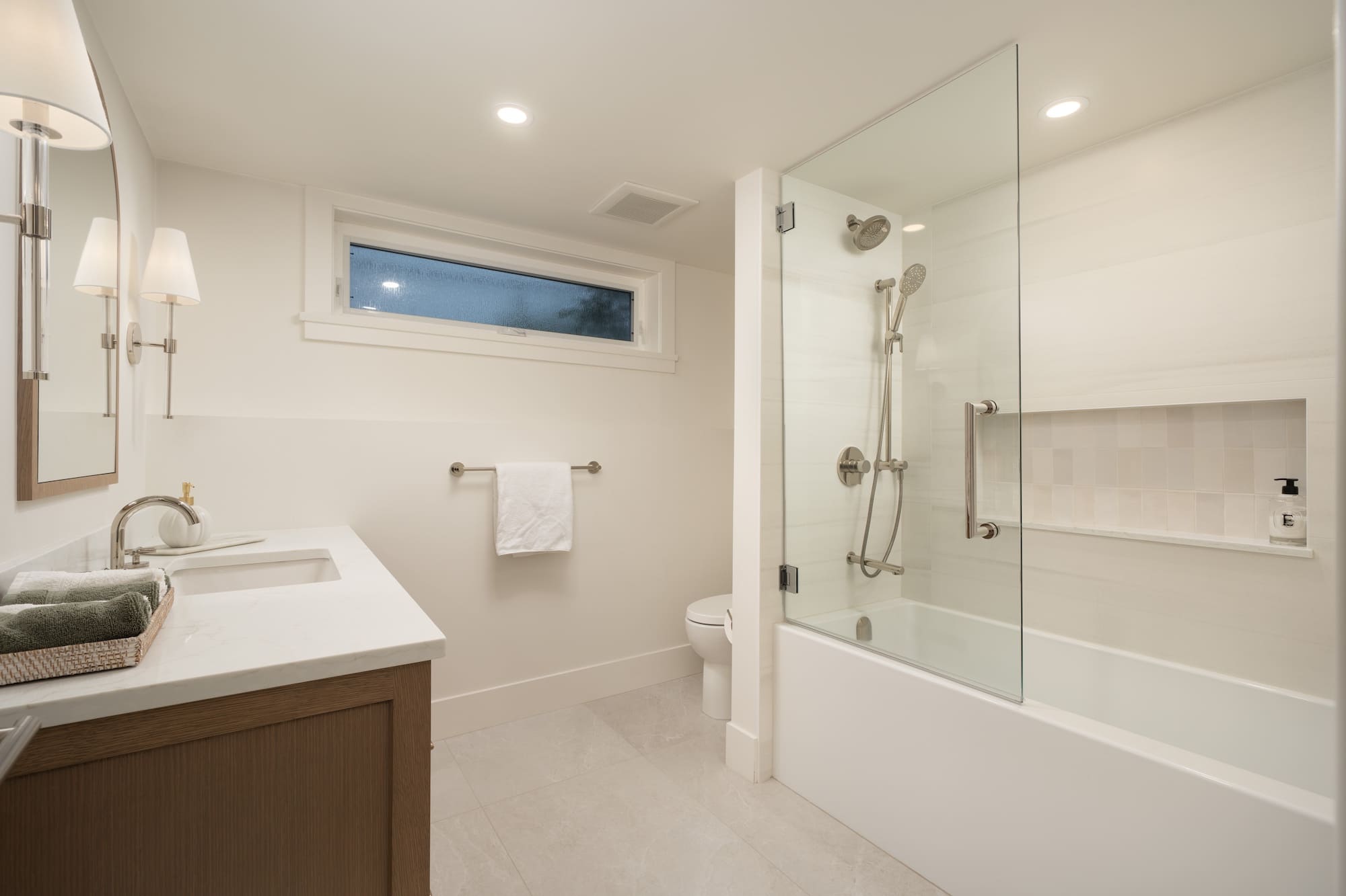 Coquitlam basement suite bathroom remodel