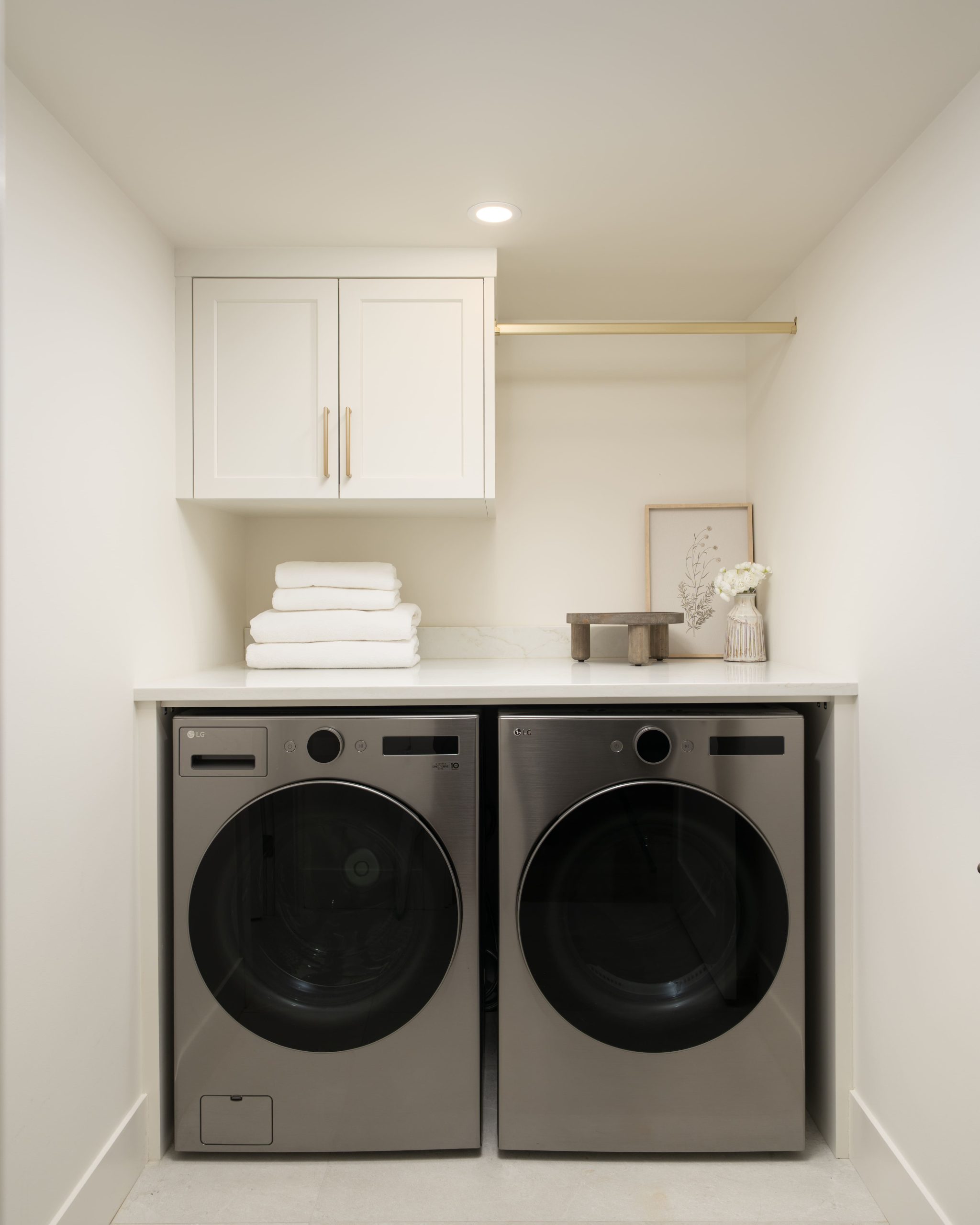 small laundry room in Coquitlam basement suite