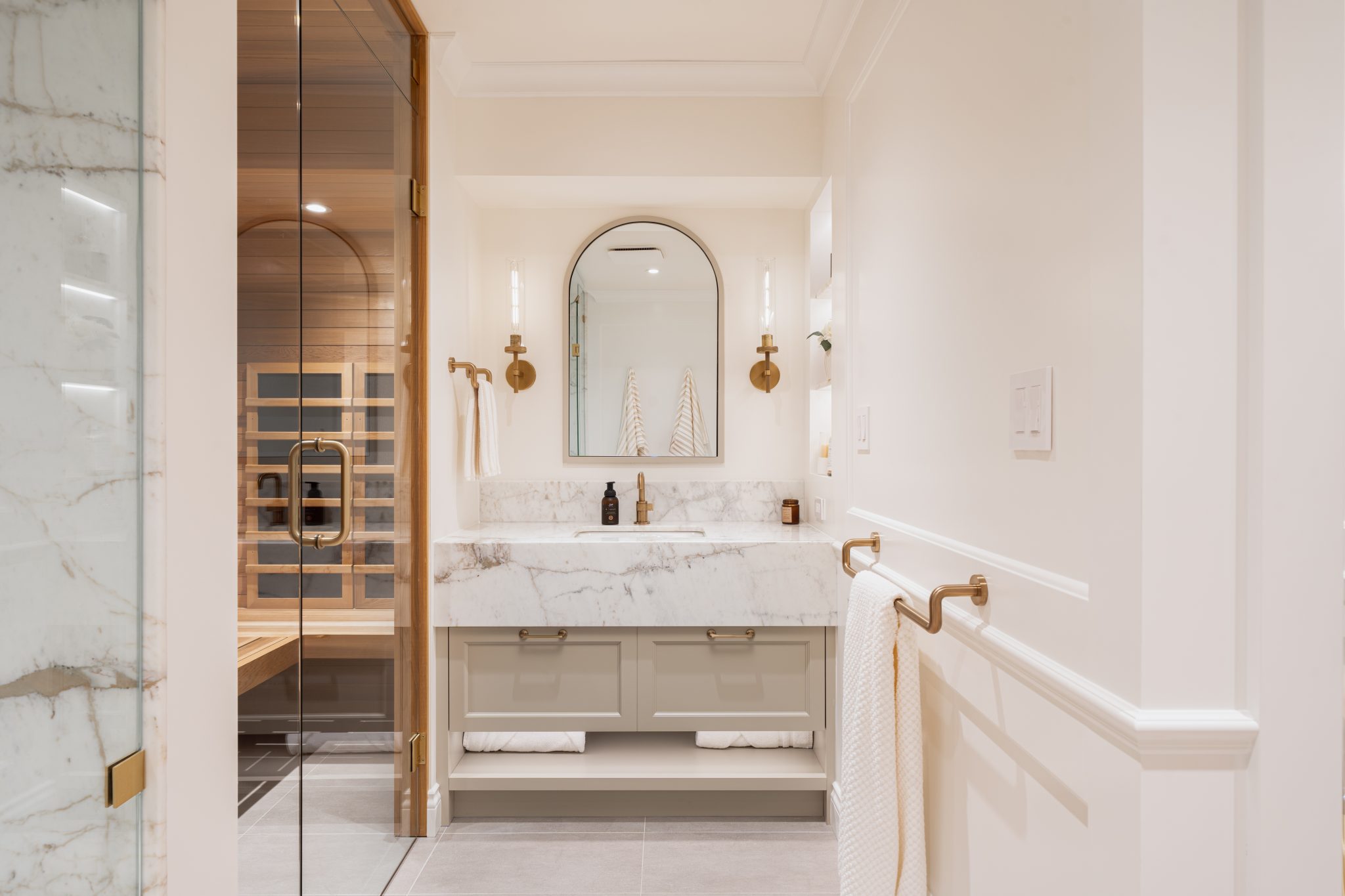 Award winning basement bathroom Coquitlam