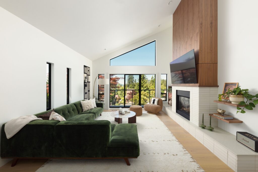 West Coast Modern home interior