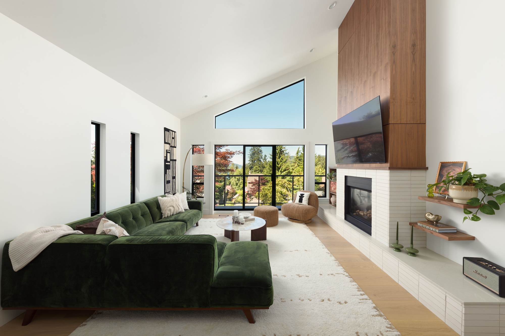 West Coast Modern home interior