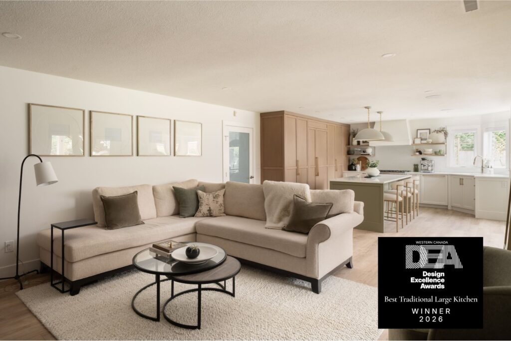 award winning kitchen design in basement suite