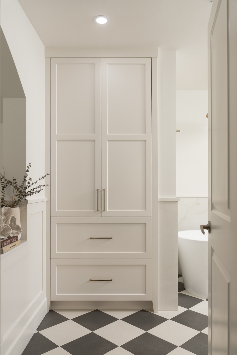 Pitt Meadows Bathroom-tall cabinet-Novero